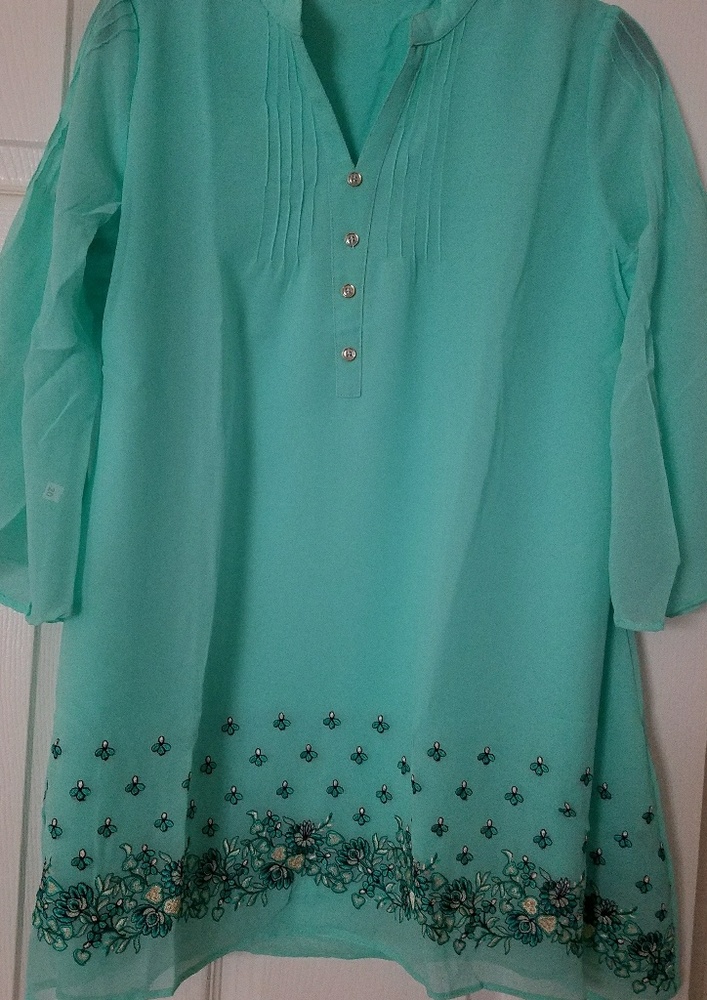 Embroidery top